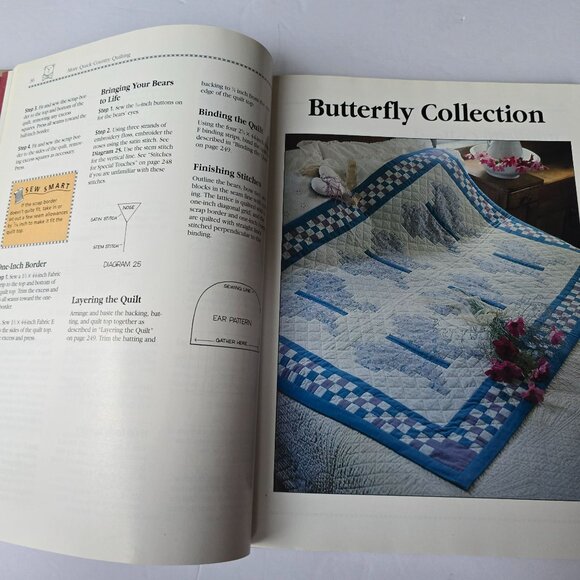 More Quick Country Quilting By Debbie Mumm Hardcover 60 Fast & Fun Projects - Picture 9 of 16